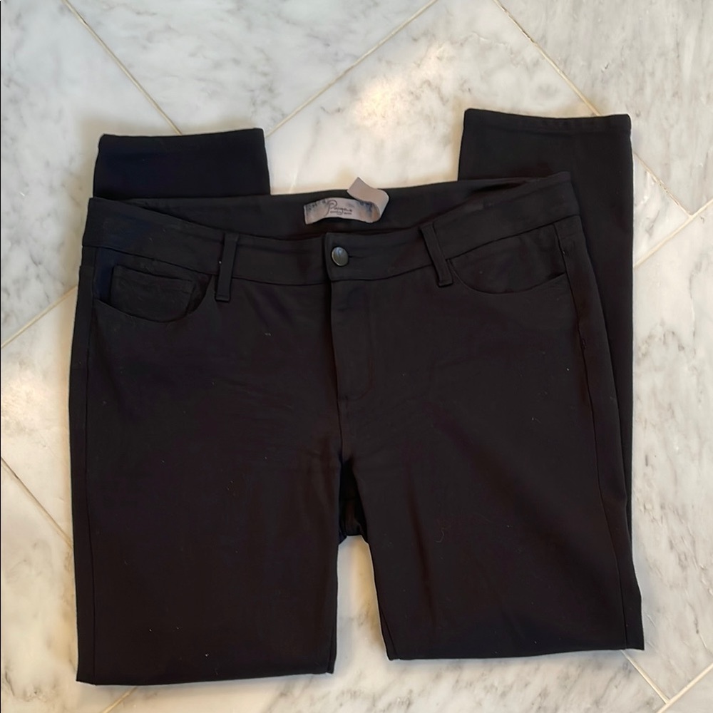 Paige Dark Black Pants